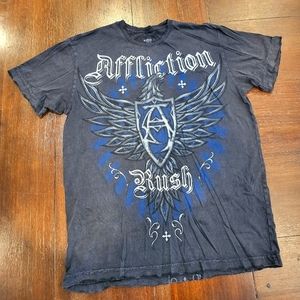 Affliction Small Charcoal T Shirt